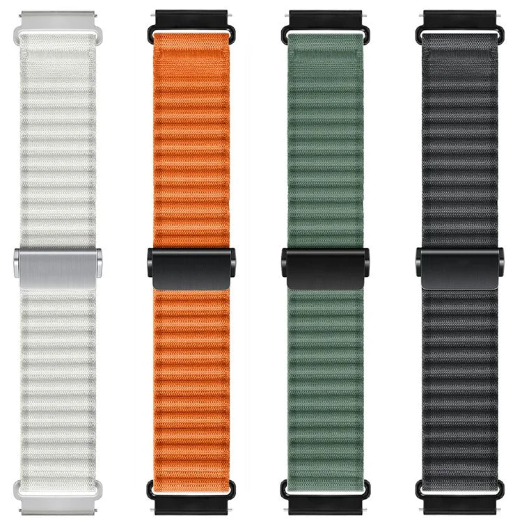 22mm Nylon Band for Huawei Watch 4 / 4 Pro / GT 4 46mm Wave Design Watch Strap