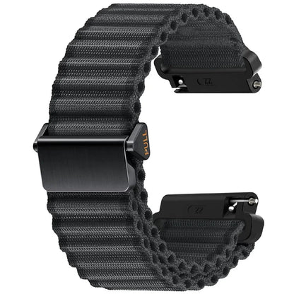 22mm Nylon Band for Huawei Watch 4 / 4 Pro / GT 4 46mm Wave Design Watch Strap