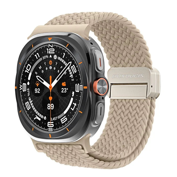 DUX DUCIS Mixture Pro Series For Samsung Galaxy Watch Ultra 47mm Nylon Braided Watch Band Magnetic Strap