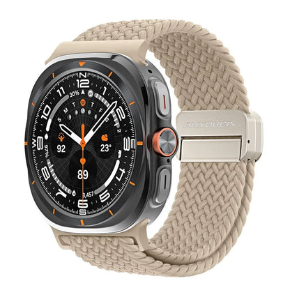 DUX DUCIS Mixture Pro Series For Samsung Galaxy Watch Ultra 47mm Nylon Braided Watch Band Magnetic Strap