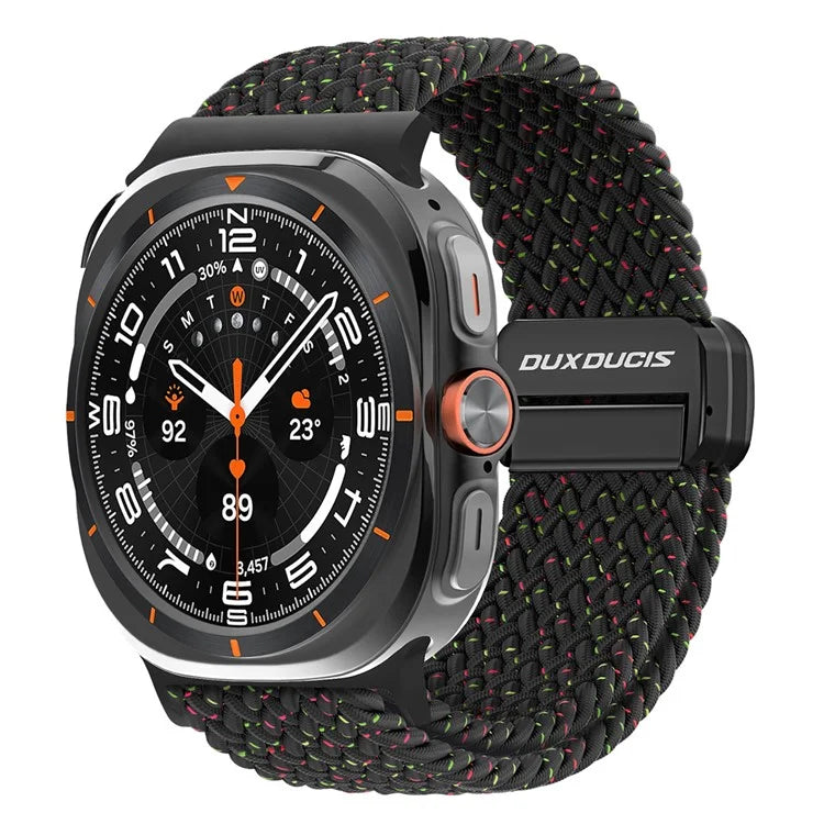 DUX DUCIS Mixture Pro Series For Samsung Galaxy Watch Ultra 47mm Nylon Braided Watch Band Magnetic Strap