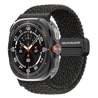 DUX DUCIS Mixture Pro Series For Samsung Galaxy Watch Ultra 47mm Nylon Braided Watch Band Magnetic Strap