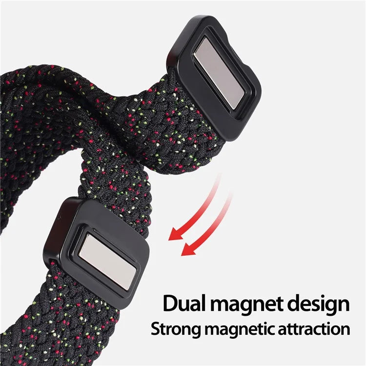 DUX DUCIS Mixture Pro Series For Samsung Galaxy Watch Ultra 47mm Nylon Braided Watch Band Magnetic Strap