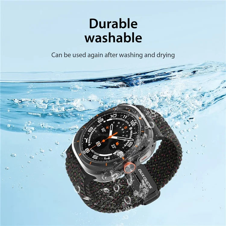 DUX DUCIS Mixture Pro Series For Samsung Galaxy Watch Ultra 47mm Nylon Braided Watch Band Magnetic Strap