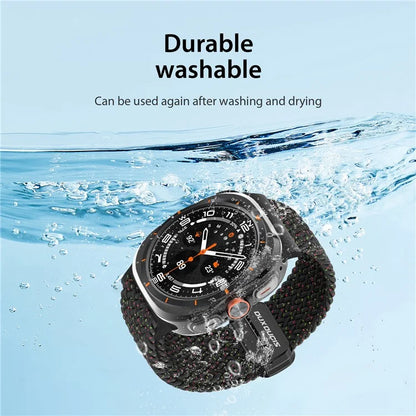 DUX DUCIS Mixture Pro Series For Samsung Galaxy Watch Ultra 47mm Nylon Braided Watch Band Magnetic Strap