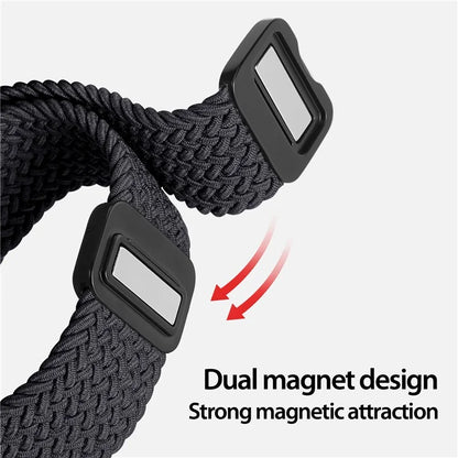 DUX DUCIS Mixture Pro Series For Samsung Galaxy Watch Ultra 47mm Nylon Braided Watch Band Magnetic Strap