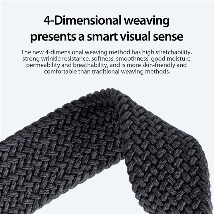 DUX DUCIS Mixture Pro Series For Samsung Galaxy Watch Ultra 47mm Nylon Braided Watch Band Magnetic Strap