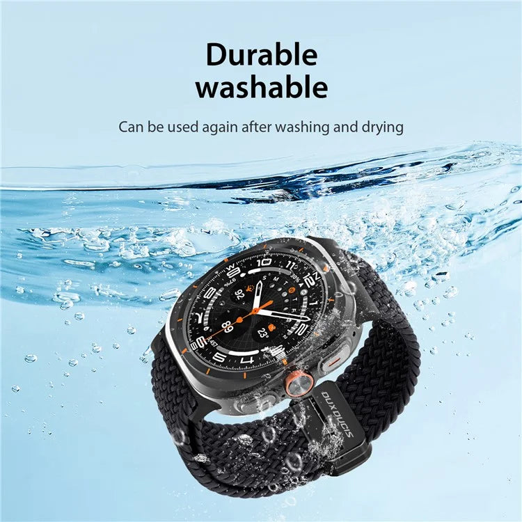 DUX DUCIS Mixture Pro Series For Samsung Galaxy Watch Ultra 47mm Nylon Braided Watch Band Magnetic Strap