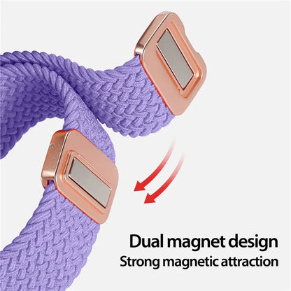 DUX DUCIS Mixture Pro Series For Samsung Galaxy Watch Ultra 47mm Nylon Braided Watch Band Magnetic Strap