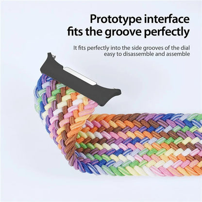 DUX DUCIS Mixture Pro Series For Samsung Galaxy Watch Ultra 47mm Nylon Braided Watch Band Magnetic Strap