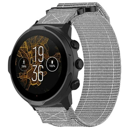 For Suunto 9 / 7 / Spartan Sport Wrist HR Baro Nylon Watch Band 24mm Loop Fastener Strap
