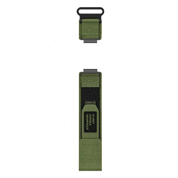 For Huawei Watch GT 4 41mm / Garmin Venu 3S Nylon Watch Band 18mm Loop Fastener Strap