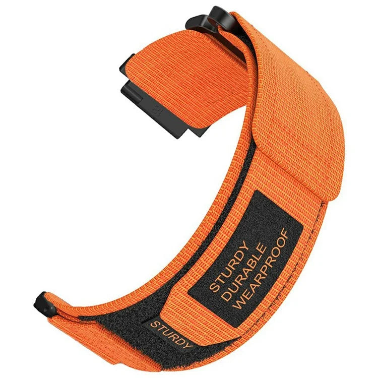 For Huawei Watch GT 4 41mm / Garmin Venu 3S Nylon Watch Band 18mm Loop Fastener Strap