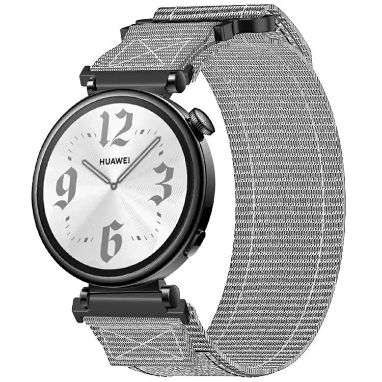 For Huawei Watch GT 4 41mm / Garmin Venu 3S Nylon Watch Band 18mm Loop Fastener Strap