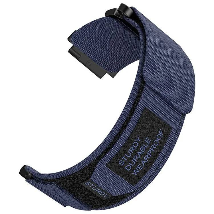 For Huawei Watch GT 4 41mm / Garmin Venu 3S Nylon Watch Band 18mm Loop Fastener Strap