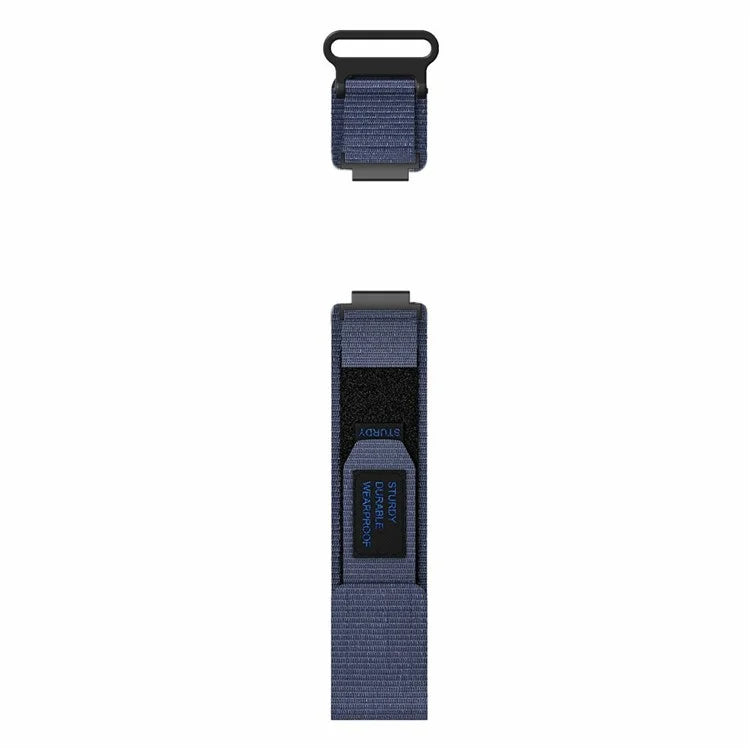 For Huawei Watch GT 4 41mm / Garmin Venu 3S Nylon Watch Band 18mm Loop Fastener Strap