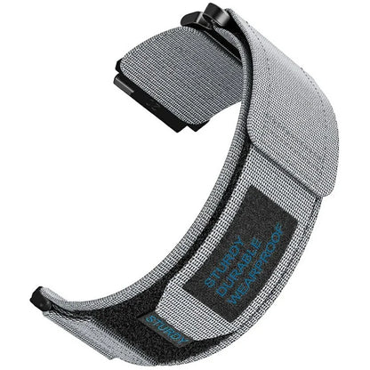 20mm Nylon Watch Band for Samsung Galaxy Watch FE 40mm / Watch7 44mm / 40mm Loop Fastener Strap