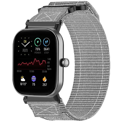 20mm Nylon Watch Band for Samsung Galaxy Watch FE 40mm / Watch7 44mm / 40mm Loop Fastener Strap