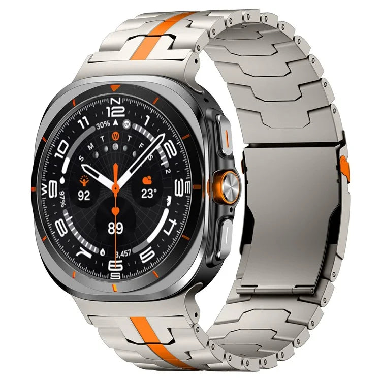 For Samsung Galaxy Watch Ultra 47mm Watch Band Titanium Alloy Wrist Strap with Tool