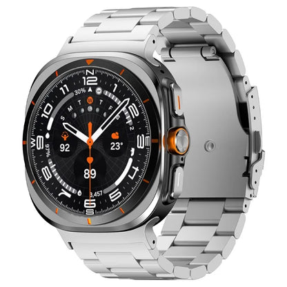 For Samsung Galaxy Watch Ultra 47mm Watch Band Titanium Alloy Three-Bead Wrist Strap