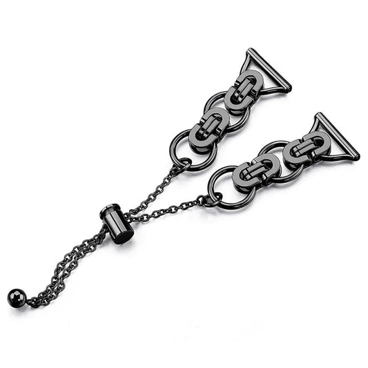 For Samsung Galaxy Watch7 44mm / 40mm Smart Watch Band Single Chain Style Metal Bracelet
