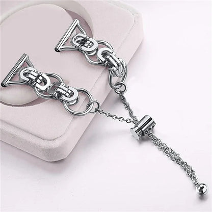 For Samsung Galaxy Watch7 44mm / 40mm Smart Watch Band Single Chain Style Metal Bracelet