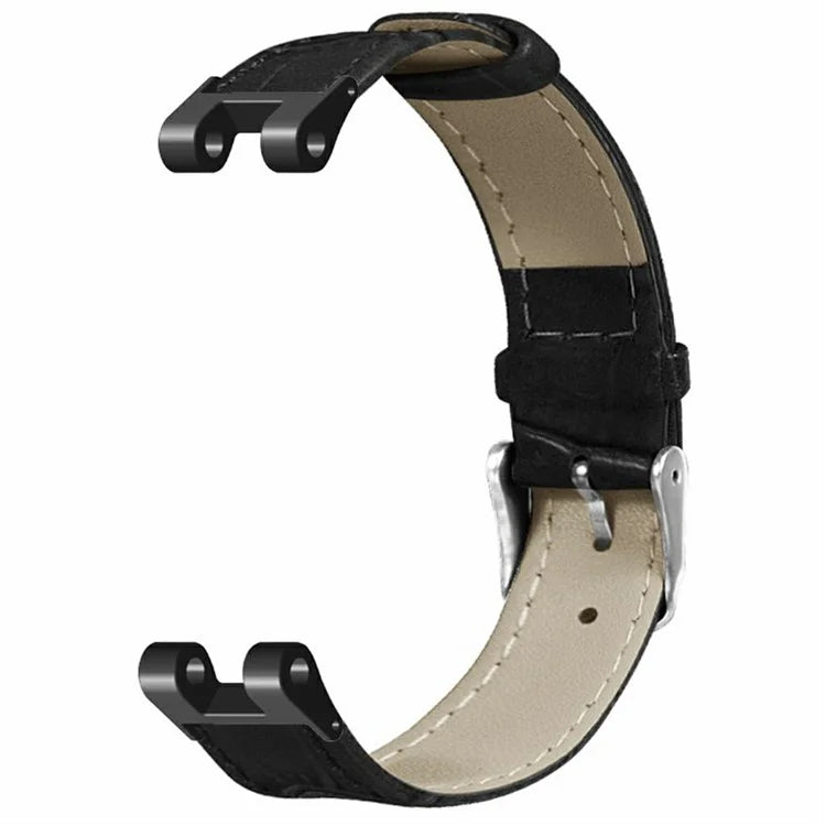 For Garmin Lily Watch Band Bamboo Texture PU Leather Adjustable Strap