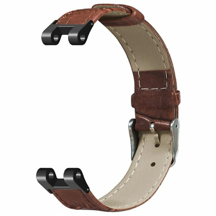 For Garmin Lily Watch Band Bamboo Texture PU Leather Adjustable Strap