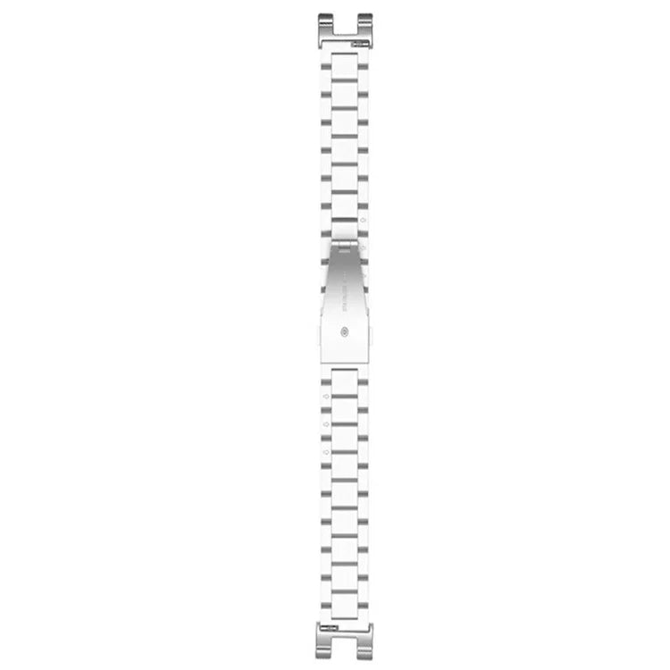 For Garmin Lily Watch Band Three Bead Solid Stainless Steel Replacement Strap