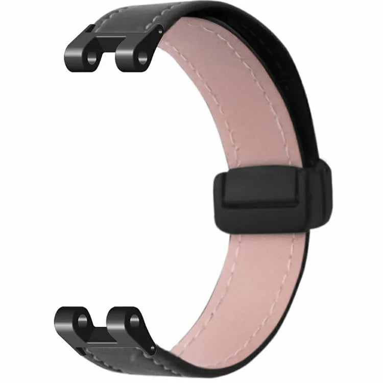 For Garmin Lily Watch Strap PU Leather Wrist Band with Magnetic Buckle