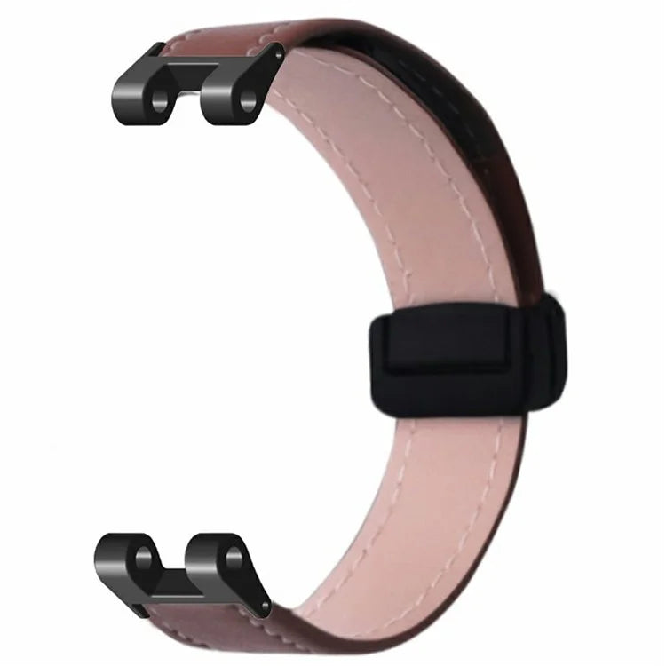 For Garmin Lily Watch Strap PU Leather Wrist Band with Magnetic Buckle