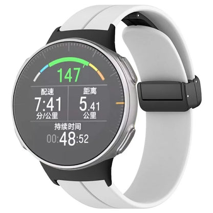 For Polar Vantage Watchband Soft Silicone Watch Strap with Magnetic Buckle