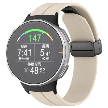 For Polar Vantage Watchband Soft Silicone Watch Strap with Magnetic Buckle