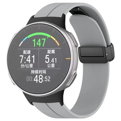 For Polar Vantage Watchband Soft Silicone Watch Strap with Magnetic Buckle