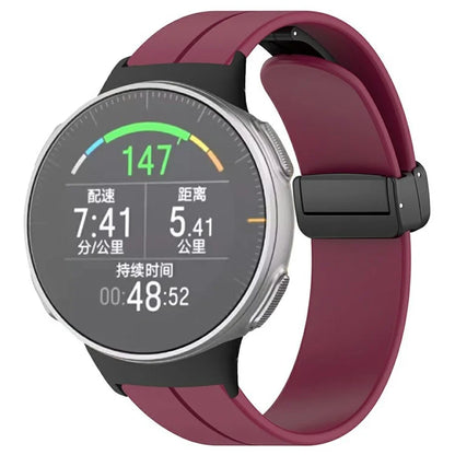 For Polar Vantage Watchband Soft Silicone Watch Strap with Magnetic Buckle