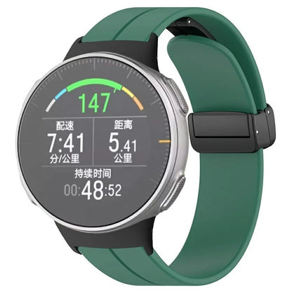 For Polar Vantage Watchband Soft Silicone Watch Strap with Magnetic Buckle