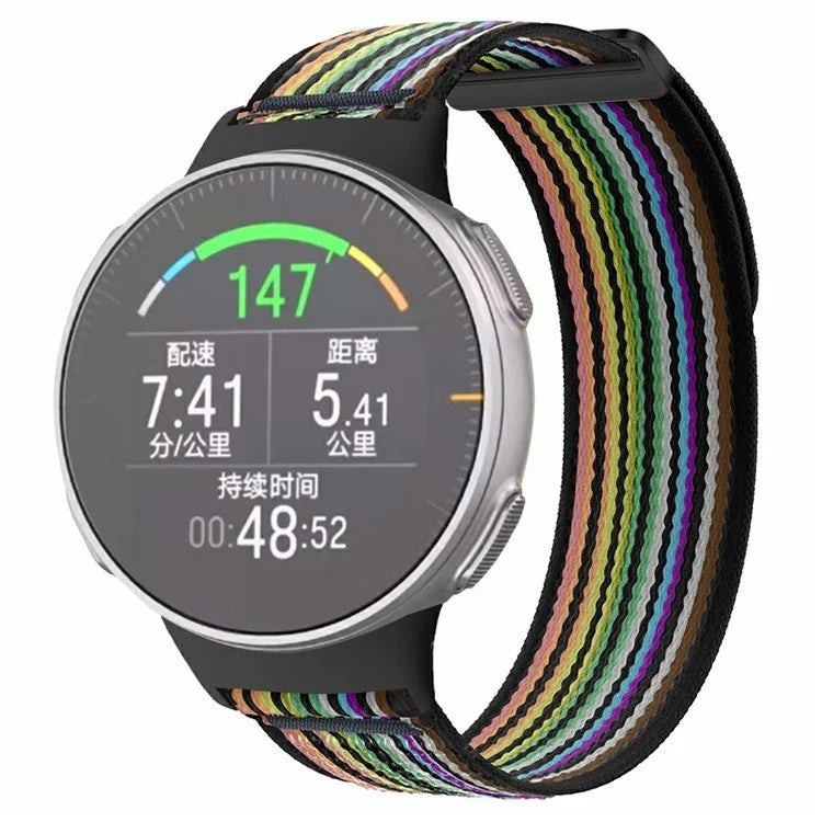 For Polar Vantage Watch Strap Nylon Loop Adjustable Wrist Band