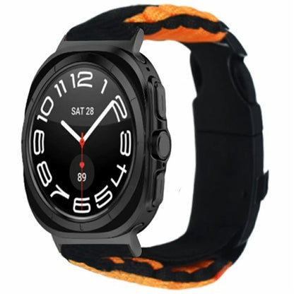 For Samsung Galaxy Watch Ultra 47mm Outdoor Multifunction 7-Core Paracord Survival Bracelet Watch Strap