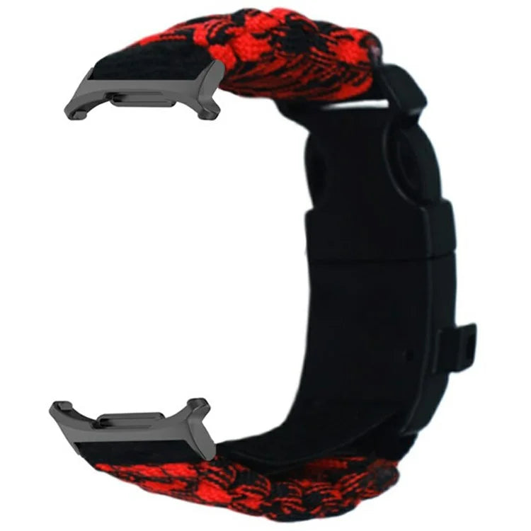 For Samsung Galaxy Watch Ultra 47mm Outdoor Multifunction 7-Core Paracord Survival Bracelet Watch Strap