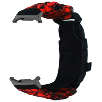 For Samsung Galaxy Watch Ultra 47mm Outdoor Multifunction 7-Core Paracord Survival Bracelet Watch Strap