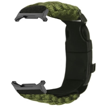 For Samsung Galaxy Watch Ultra 47mm Outdoor Multifunction 7-Core Paracord Survival Bracelet Watch Strap