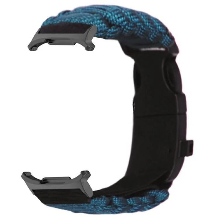 For Samsung Galaxy Watch Ultra 47mm Outdoor Multifunction 7-Core Paracord Survival Bracelet Watch Strap