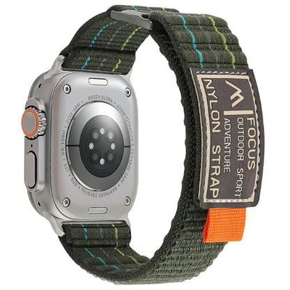 For Apple Watch Series 10 46mm  /  Ultra 2  /  Ultra 49mm  /  9 8 7 45mm  /  SE (2023) SE (2022) SE Nylon Loop Watch Strap
