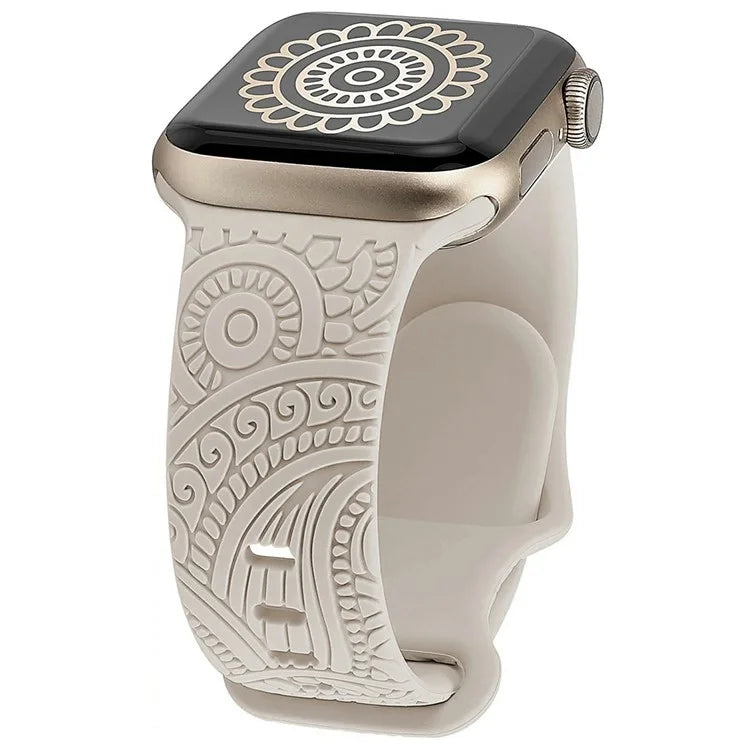 Silicone Strap for Apple Watch Series 10 42mm  /  9 8 7 41mm  /  SE (2023) SE (2022) SE 6 5 4 40mm  /  3 2 1 38mm