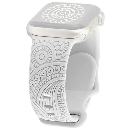 Silicone Strap for Apple Watch Series 10 42mm  /  9 8 7 41mm  /  SE (2023) SE (2022) SE 6 5 4 40mm  /  3 2 1 38mm