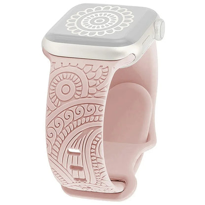 Silicone Strap for Apple Watch Series 10 42mm  /  9 8 7 41mm  /  SE (2023) SE (2022) SE 6 5 4 40mm  /  3 2 1 38mm