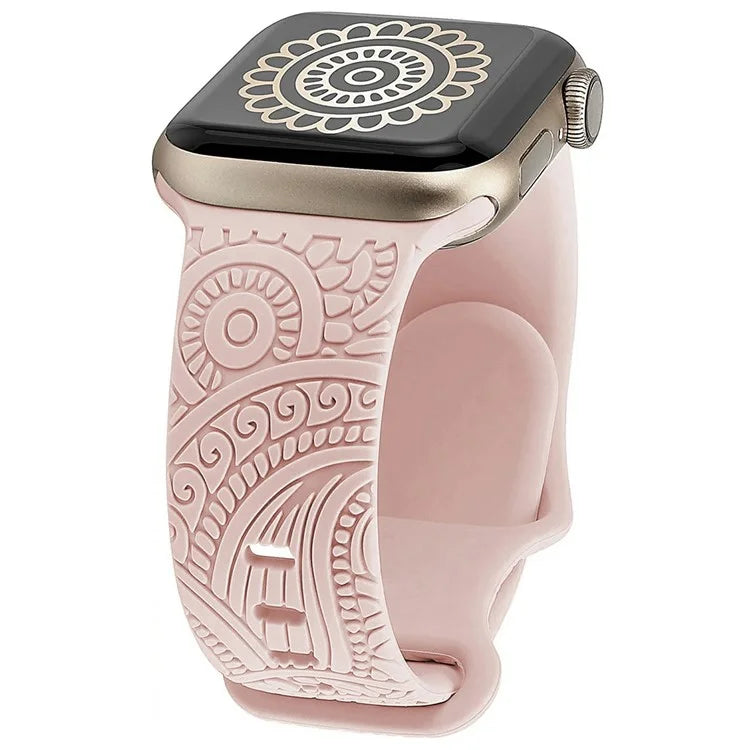 Silicone Strap for Apple Watch Series 10 42mm  /  9 8 7 41mm  /  SE (2023) SE (2022) SE 6 5 4 40mm  /  3 2 1 38mm