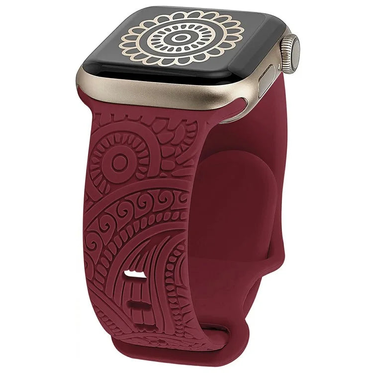 Silicone Strap for Apple Watch Series 10 42mm  /  9 8 7 41mm  /  SE (2023) SE (2022) SE 6 5 4 40mm  /  3 2 1 38mm