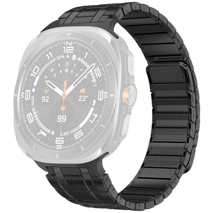 For Samsung Galaxy Watch Ultra 47mm Watch Band Magnetic Stainless Steel Replacement Strap