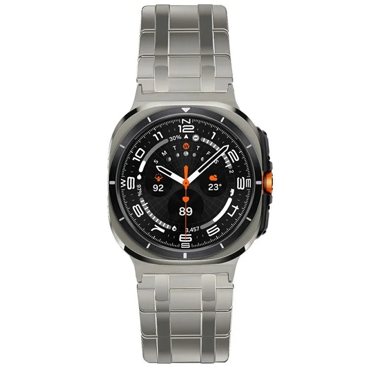 For Samsung Galaxy Watch Ultra 47mm Watch Band Magnetic Stainless Steel Replacement Strap